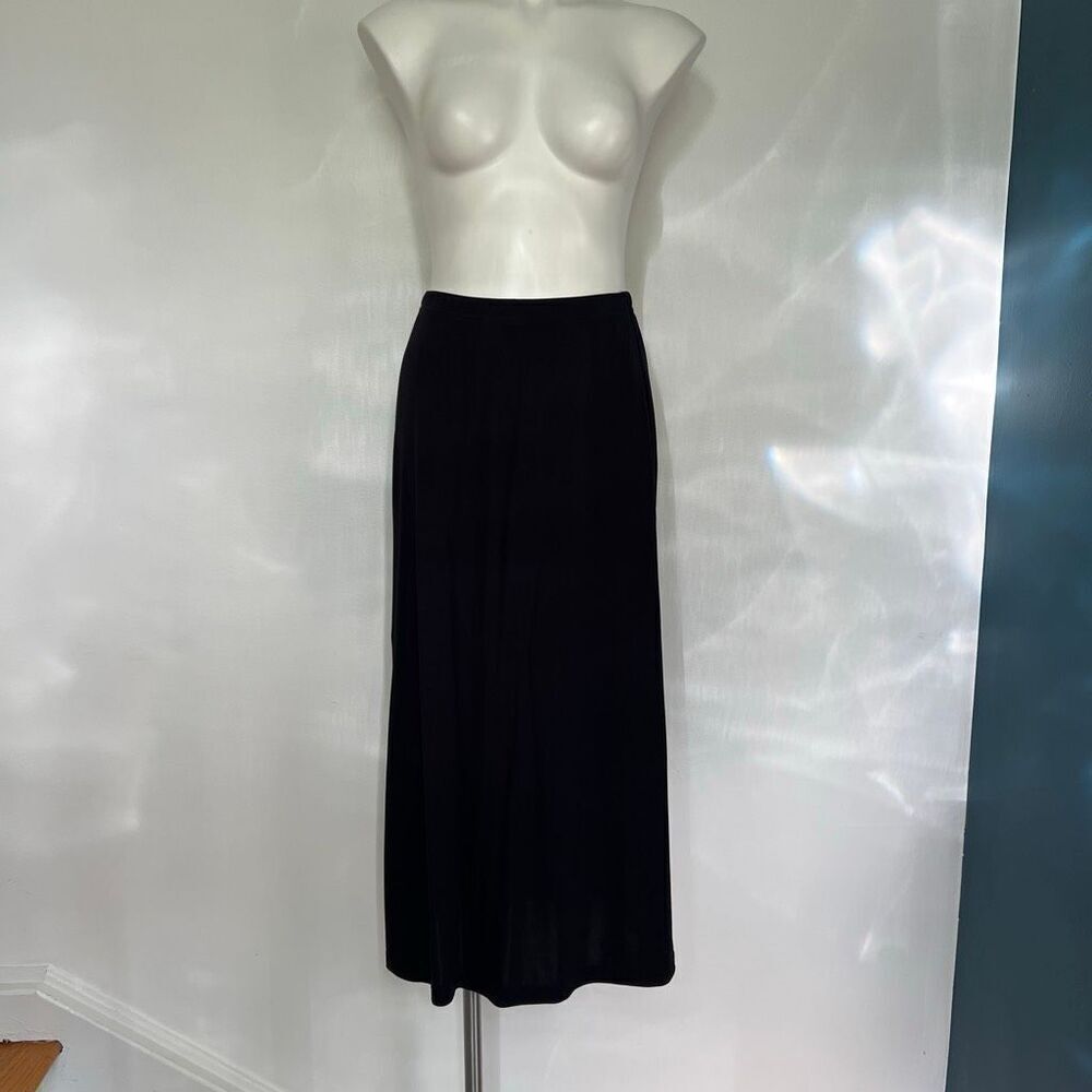 Talbots Y2K black midi skirt made in USA